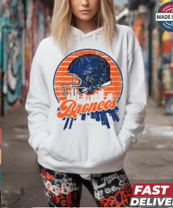 Denver football team Skyline helmet T Shirt
