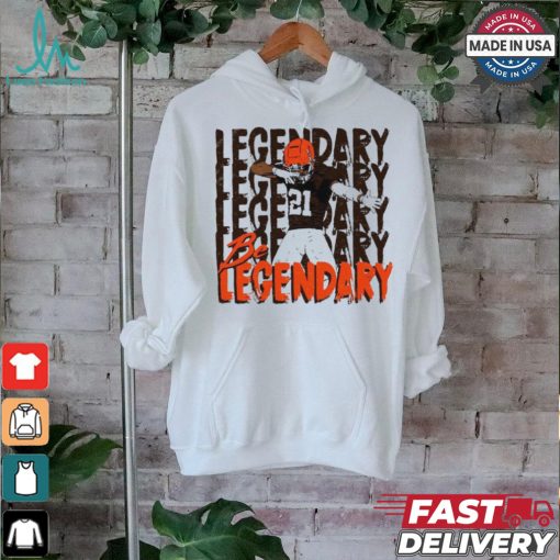 Denzel Ward Cleveland Browns player be legendary pose shirt