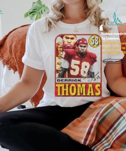 Derrick Thomas Kansas City Chiefs Signature Card Shirt
