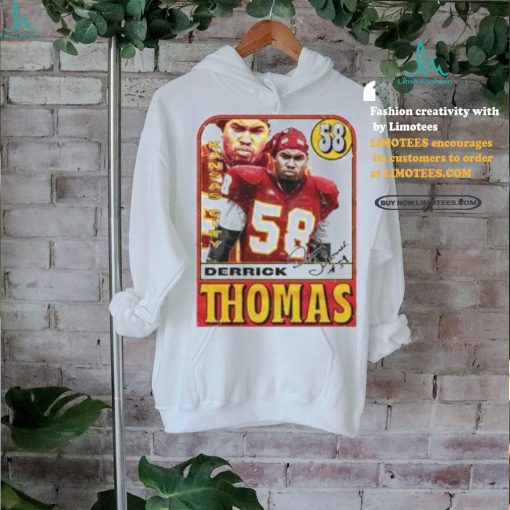 Derrick Thomas Kansas City Chiefs Signature Card Shirt