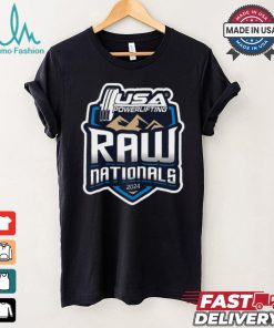 Design 2024 USA Powerlifting Raw Nationals logo shirt