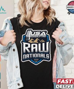 Design 2024 USA Powerlifting Raw Nationals logo shirt