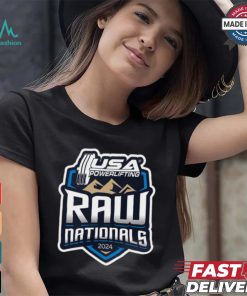 Design 2024 USA Powerlifting Raw Nationals logo shirt