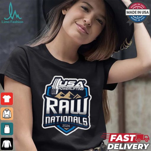 Design 2024 USA Powerlifting Raw Nationals logo shirt