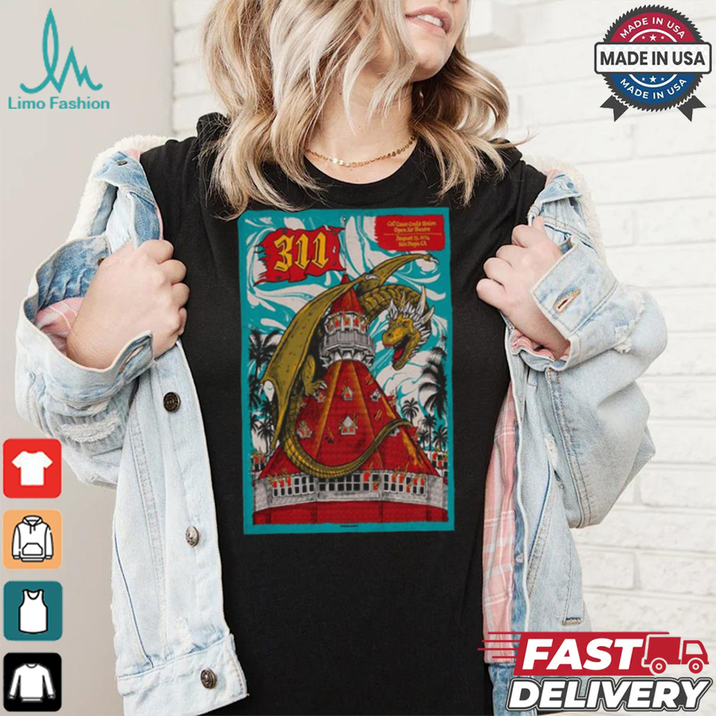 Design 311 August 25, 2024 San Diego, CA Poster shirt Design 311 August 25, 2024 San Diego, CA Poster shirt
