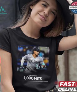 Design Aaron Judge 1000 Hits shirt