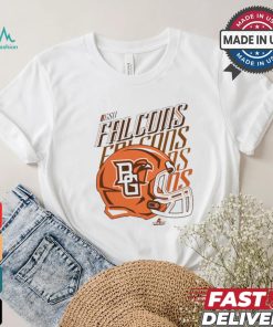 Design Bgsu Falcons Bowling Green University Football Helmet Fade Shirt