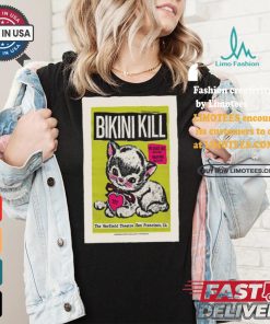 Design Bikini Kill The Warfield Theatre In San Francisco CA August 18 19 2024 Poster shirt, hoodie, sweater, long sleeve and tank top Design Bikini Kill The Warfield Theatre In San Francisco CA August 18 19 2024 Poster shirt