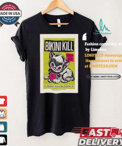 Design Bikini Kill The Warfield Theatre In San Francisco CA August 18 19 2024 Poster shirt, hoodie, sweater, long sleeve and tank top Design Bikini Kill The Warfield Theatre In San Francisco CA August 18 19 2024 Poster shirt