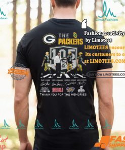 Design Green Bay Packers Thank Legends For All The Memories T Shirt