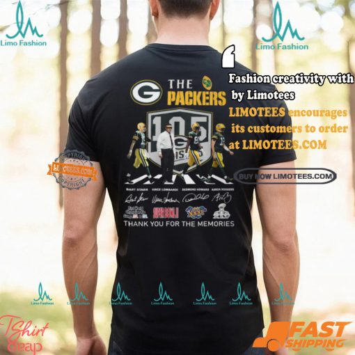 Design Green Bay Packers Thank Legends For All The Memories T Shirt