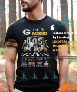 Design Green Bay Packers Thank Legends For All The Memories T Shirt
