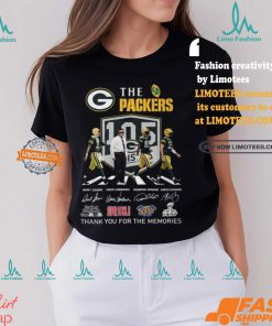 Design Green Bay Packers Thank Legends For All The Memories T Shirt