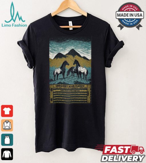 Design Gregory Alan Isakov Appaloosa Bones Tour 2024 Poster shirt