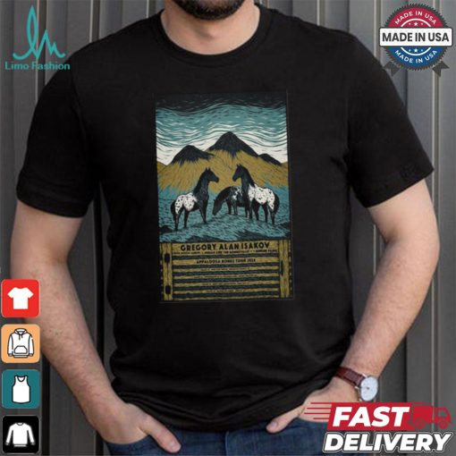 Design Gregory Alan Isakov Appaloosa Bones Tour 2024 Poster shirt