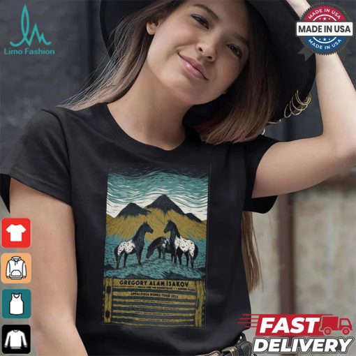 Design Gregory Alan Isakov Appaloosa Bones Tour 2024 Poster shirt