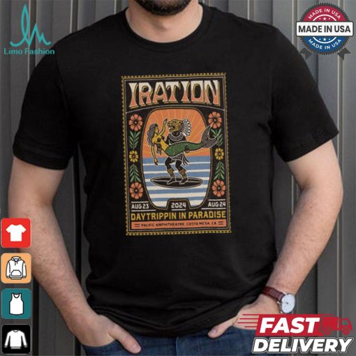 Design Iration August 23 24, 2024 Daytrippin In Paradise Pacific Amphitheatre, Costa Mesa, CA Poster Shirt