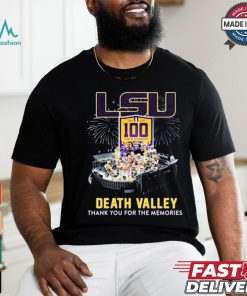 Design LSU Tigers 1924 2024 100 Years In Death Valley Thank You For The Memories T Shirt