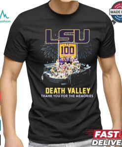 Design LSU Tigers 1924 2024 100 Years In Death Valley Thank You For The Memories T Shirt