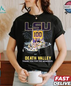Design LSU Tigers 1924 2024 100 Years In Death Valley Thank You For The Memories T Shirt