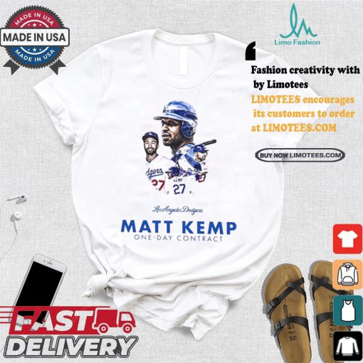 Design Los Angeles Dodgers Matt Kemp One Day Contract Shirt