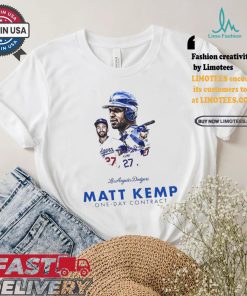 Design Los Angeles Dodgers Matt Kemp One Day Contract Shirt