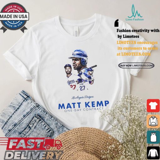 Design Los Angeles Dodgers Matt Kemp One Day Contract Shirt