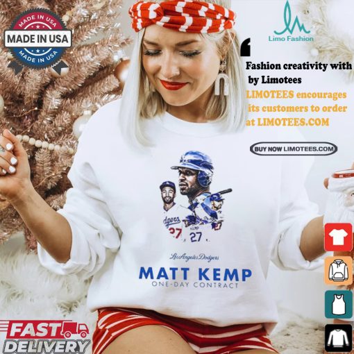 Design Los Angeles Dodgers Matt Kemp One Day Contract Shirt