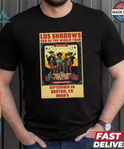 Design Los Shadows Sep 26 2024 Andy’s Bar In Denton TX Poster shirt