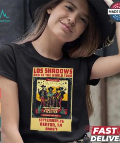 Design Los Shadows Sep 26 2024 Andy’s Bar In Denton TX Poster shirt