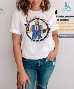 Design Making America Stronger Again DJT Decal Shirt
