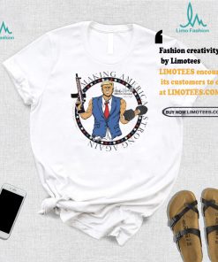 Design Making America Stronger Again DJT Decal Shirt