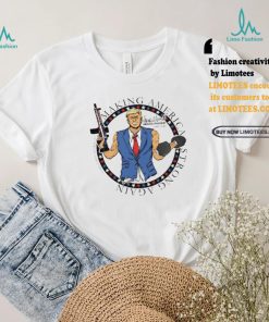 Design Making America Stronger Again DJT Decal Shirt