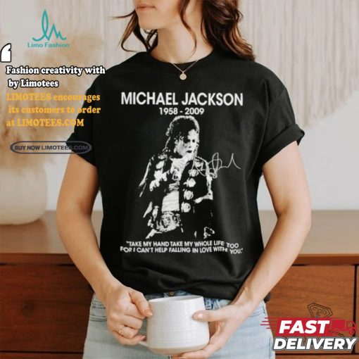 Design Michael Jackson 1958 2009 Thanks For Memories T Shirt