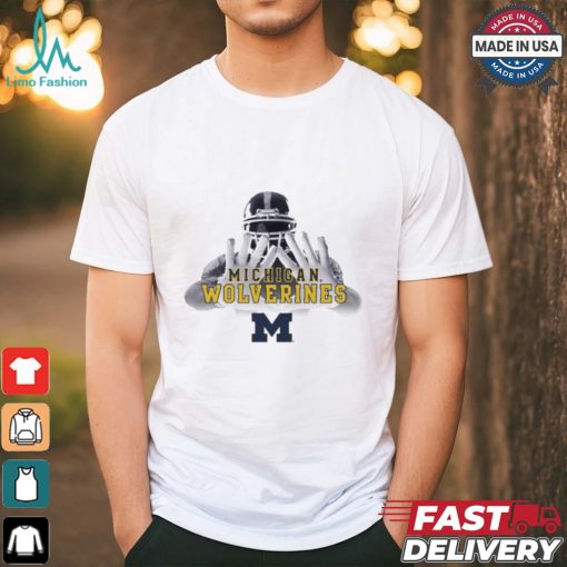 Design Michigan Wolverines Kevin Raglan Sun Shirt