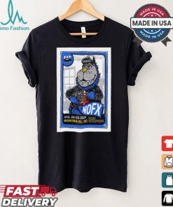 Design NOFX Canada Tour In Montreal QC On August 24 25 2024 Poster Shirt