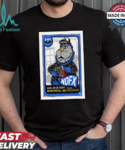 Design NOFX Canada Tour In Montreal QC On August 24 25 2024 Poster Shirt