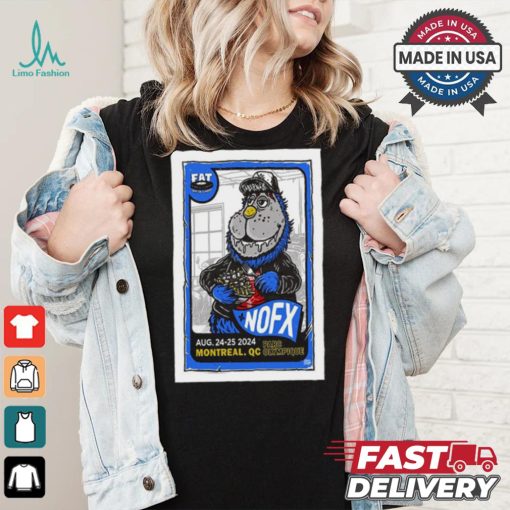 Design NOFX Canada Tour In Montreal QC On August 24 25 2024 Poster Shirt