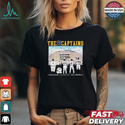 Design New York Yankees The Captains Of All Time T Shirt
