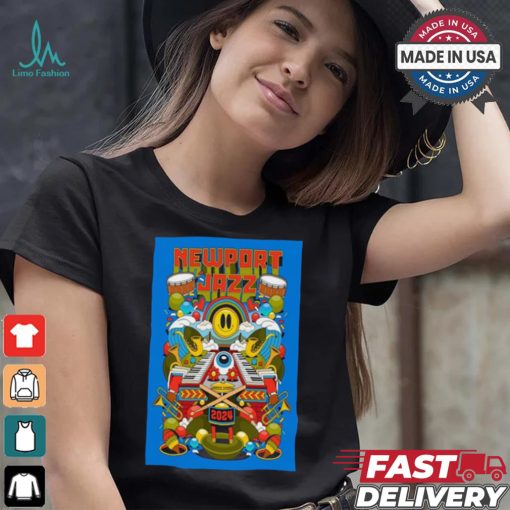 Design Newport Jazz Festival Tour 2024 Poster Shirt