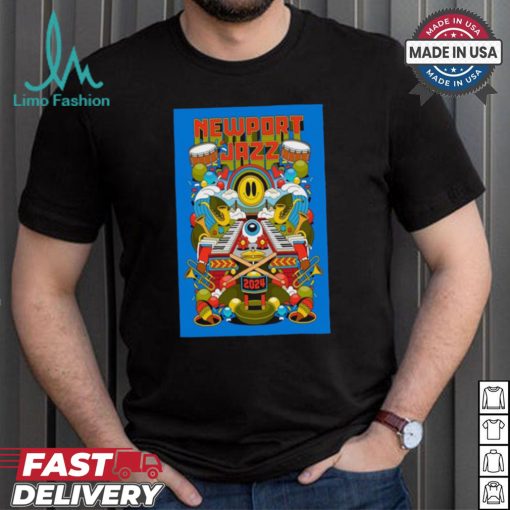 Design Newport Jazz Festival Tour 2024 Poster Shirt