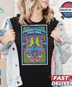 Design Pigeons Playing Ping Pong Aug 22 2024 Georgia Theatre in Athens GA Poster shirt