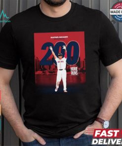Design Rafael Devers Boston Red Sox 200 Home Run With the Club shirt