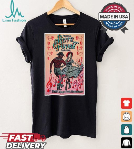 Design Sierra Ferrell Aug 22 2024 The Stubb’s Waller Creek Amphitheatre In Austin TX Poster Shirt