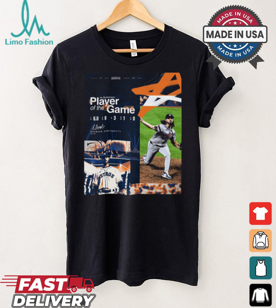 Design Spencer Arrighetti Houston Astros Player Of The Game RHP 2024 Signature shirt Design Spencer Arrighetti Houston Astros Player Of The Game RHP 2024 Signature shirt