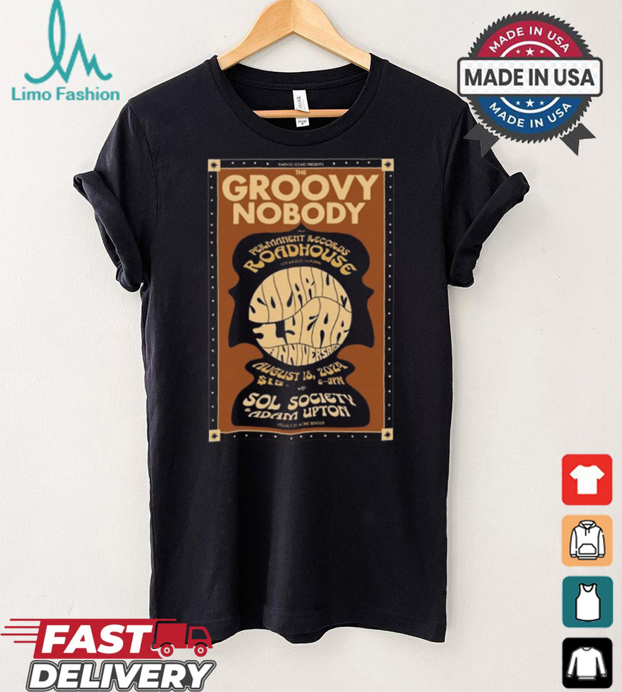 Design The Groovy Nobody Aug 18 2024 Roadhouse Sol Society Adam Upton Poster Shirt Design The Groovy Nobody Aug 18 2024 Roadhouse Sol Society Adam Upton Poster Shirt