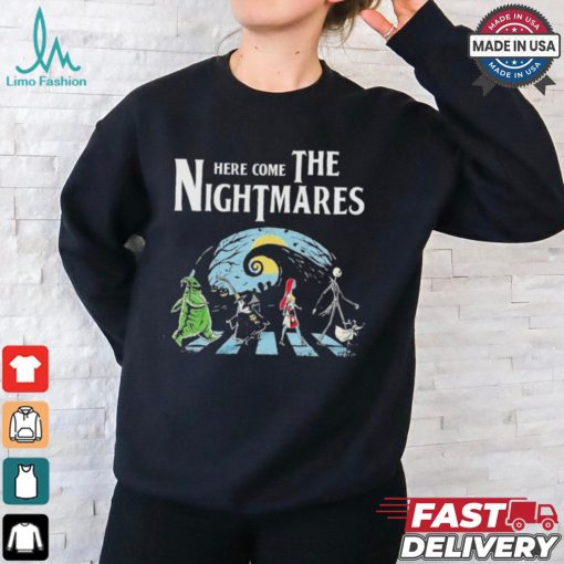 Design The Nightmare Before Christmas Here Come The Nightmares T Shirt