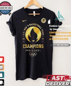 Design USA Team Men’s Basketball Olympic Paris 2024 Gold Medal Shirt