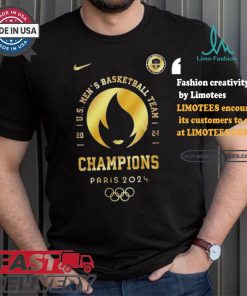 Design USA Team Men’s Basketball Olympic Paris 2024 Gold Medal Shirt