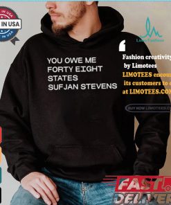 Design You Owe Me Forty Eight States Sufjan Stevens Shirt